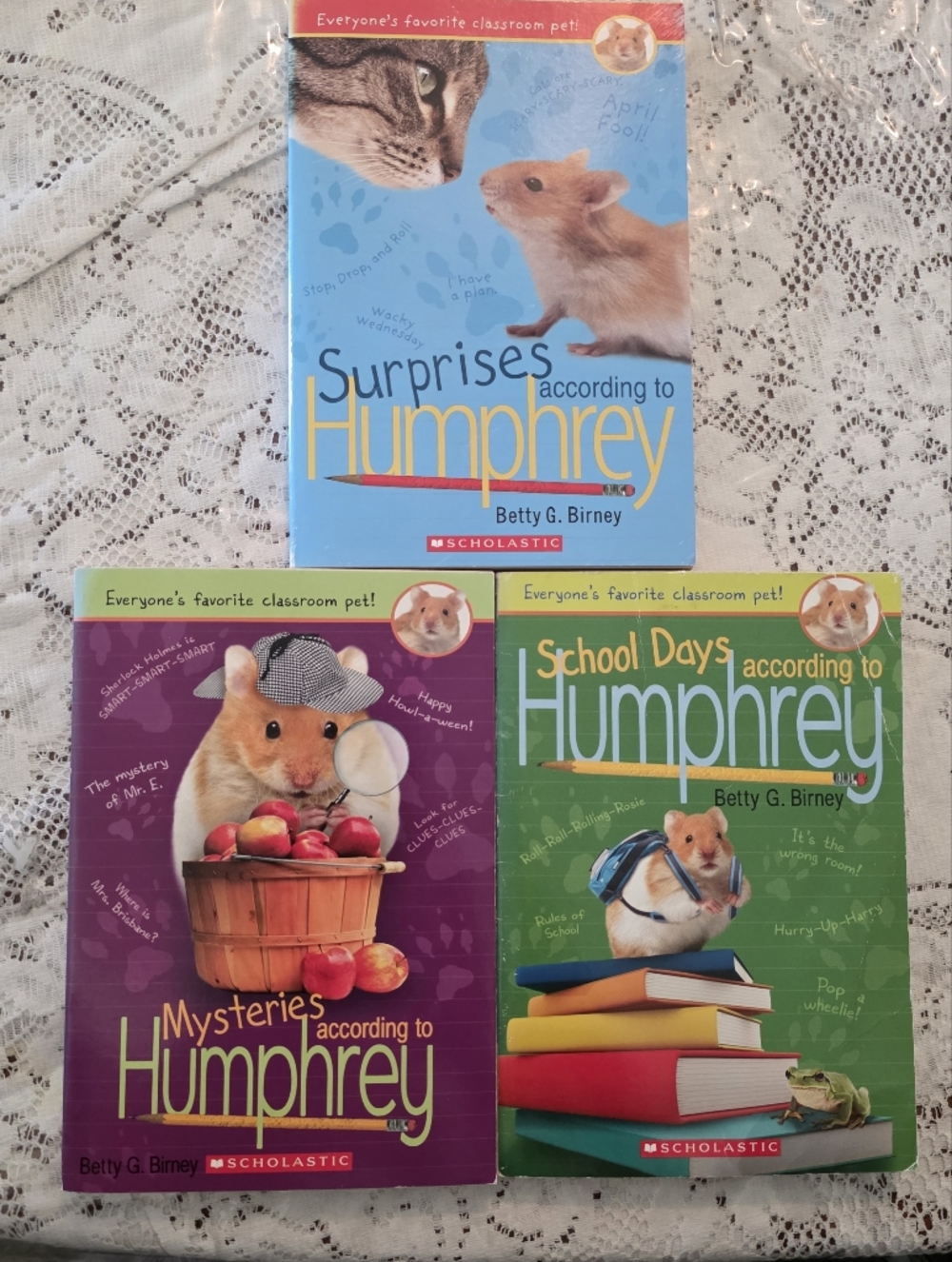 Scholastic Humpfrey Book Trio  #7 #8 # 4